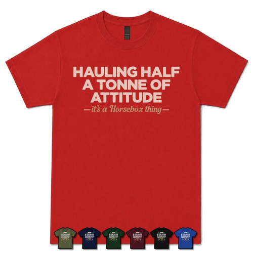 Hauling half tonne of - hauling,