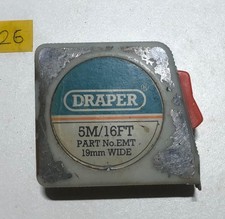 vintage draper 5m tape measure
