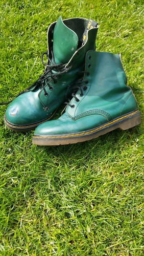 Martens doc green leather - doc,