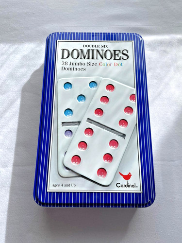 Travel jumbo dominoes enamel - travel,