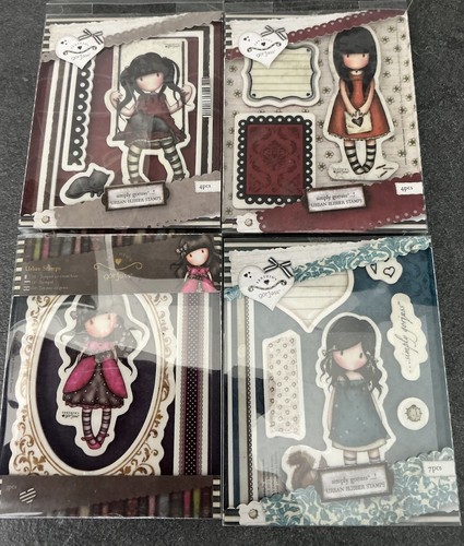Gorjuss girls rubber stamps - girls,