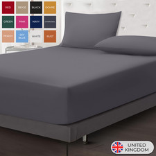 Extra deep fitted sheet single - deep,