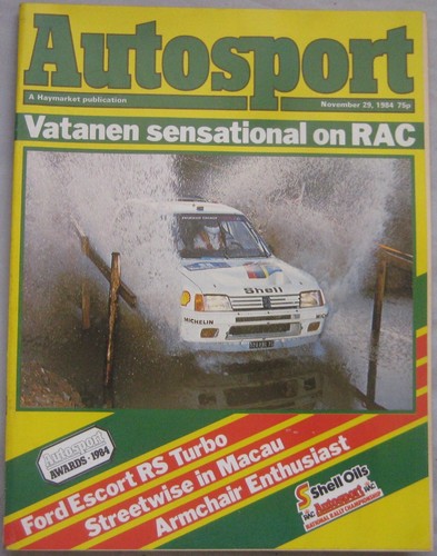 Autosport magazine november - 29,