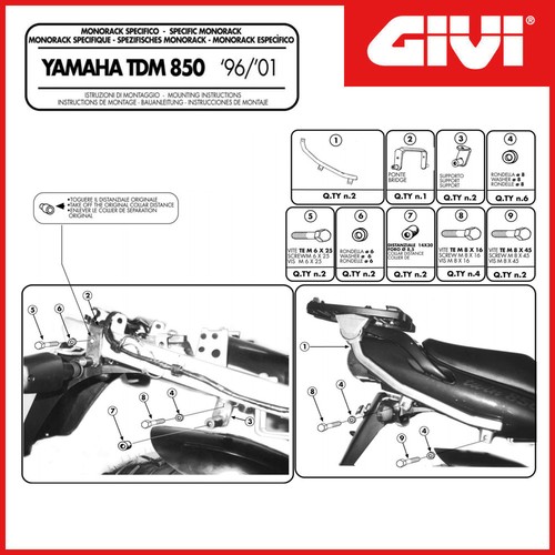 Givi luggage racks yamaha - luggage,