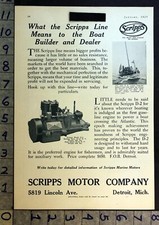 1925 SCRIPPS MOTOR BOAT ENGINE