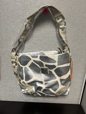 Bag silver giraffe print purse - print,