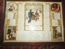 Melbecks 1914 church - church, almanack