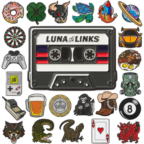 Luna links ltd edition enamel - links,