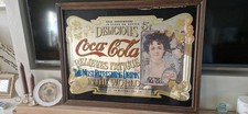 Coca-Cola Vintage Wood Framed