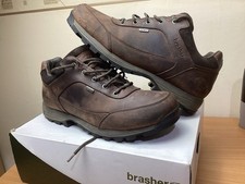 Brasher Men's Walking Shoes Country Roam Waterproof Leather Brown Uk 12 Boxed