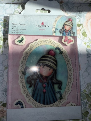 Rubber stamp set santoro - rubber,