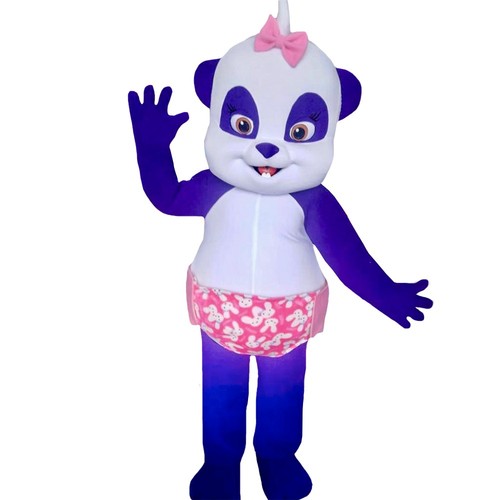 Lulu the panda mascot costume - lulu,