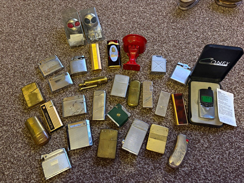 Vintage rare metal cigarette - vintage,