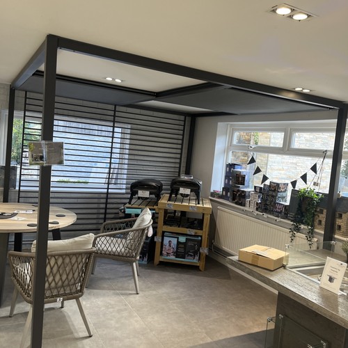 Sliding roof gazebo 8x2 8 - sliding,