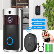 Wireless WiFi Video Doorbell Smart Phone Camera Door Bell Ring Intercom Security