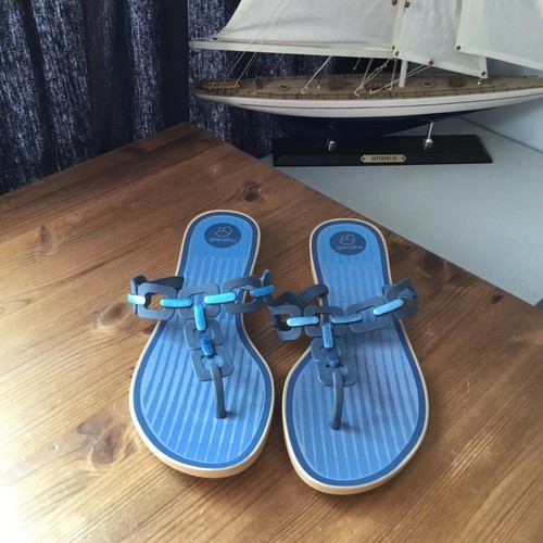 Grendha flip flops navy - grendha,