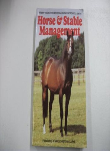 Horse and stable management - management, by