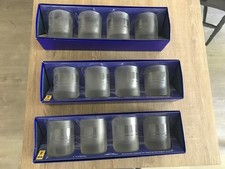 3x4 sets of Dartington Glass