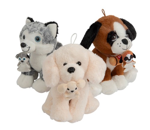 25cm assorted dog - 25cm, 3