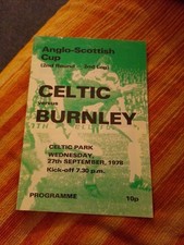 CELTIC V BURNLEY ANGLO