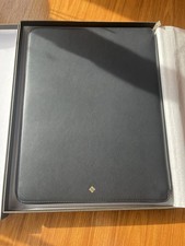 Patek Phillipe Leather Portfolio Case With Notebook