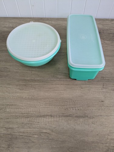 Vintage tupperware green 1 - tupperware,
