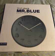 Mr Blue Karlsson Clock Wall