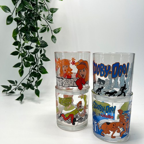 Scooby doo nutella glasses - scooby,