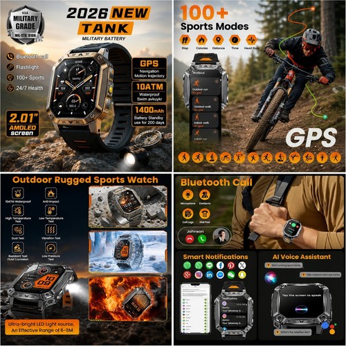 Military gps smart watch - military,