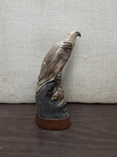 Hand carved buffalo horn - hand,