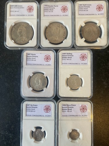 Queen victoria full set silver - queen,