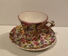 Vintage James Kent Du Barry Chintz Decorative Cup & Saucer