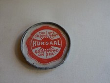 VERY RARE KURSAAL SOUTHEND ON SEA, ESSEX -  BALLROOM CLOAKROOM TOKEN WITH MIRROR