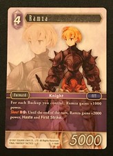 Ramza | 1-144R | Rare | Lightning | Forward | Opus 1 | Final Fantasy TCG