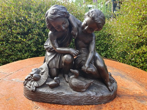 Bronze sculpture two - bronze, of
