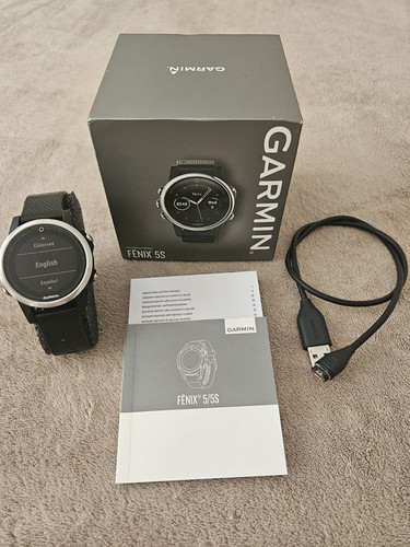 Silver garmin fenix - fenix, 5s