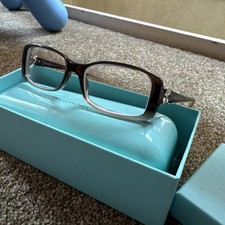 Tiffany & Co Women’s Tortoiseshell Glasses Frames with Case Diamanté Design