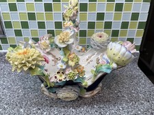 Antique Coalbrookdale Floral Basket - Stunning Item