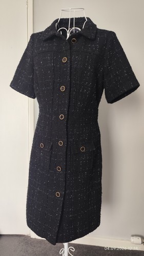 Marks spencer black boucle - marks,