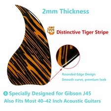 Acoustic Guitar Pickguard Water Drop Style Scratch Protector for Gibson J45