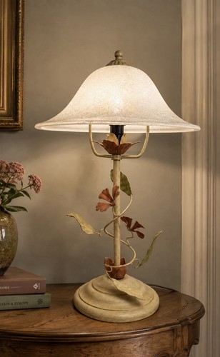 Vintage botanical floral metal - floral,