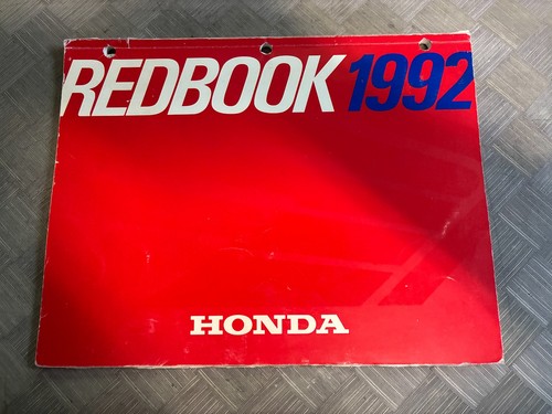 1992 honda redbook motorcycle - 1992,