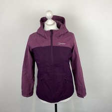 Berghaus AQ2 Girls Waterproof Coat Jacket Purple Age 11 - 12 Years Kids Hooded