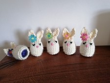 5 x Hand knitted Bunny