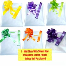 1 - 10M Clear Cellophane Gift