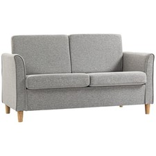 HOMCOM Double Seat Sofa Linen