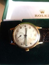 rolex tudor.  triple signed  9ct gold watch. my  ref no 298 .