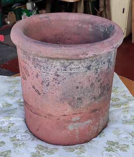 Clay chimney pot - pot, x