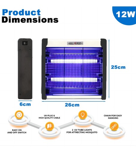 12w electric insect - 12w, killer