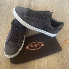 Tod's Mens Brown Leather Suede